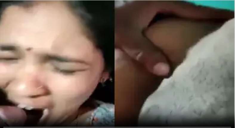 South indian bhabhi Ki nighty mein blowjob diya