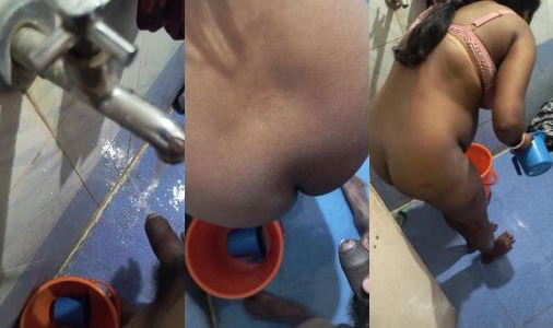 After sex aunty bathroom video