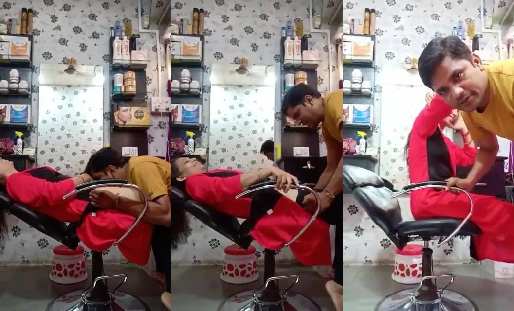 Beauty parlor wale ne mast maal ki chut chaati apne parlor mein