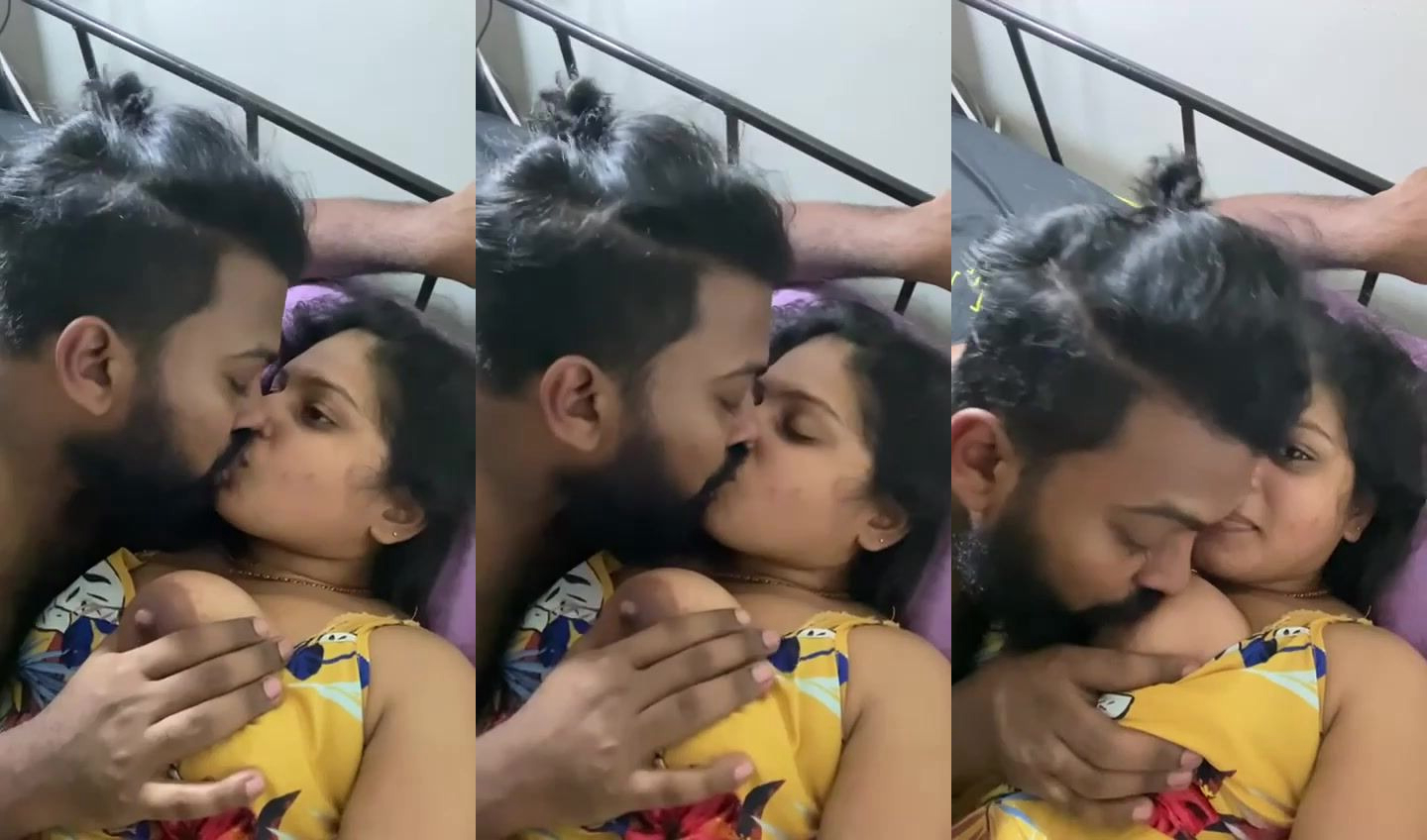bf kissing and pressing the boobs