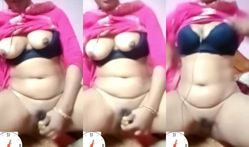 bhabhi Midnight video call dildo fuck masti play