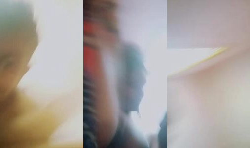 boyfriend making fun with sexy boobs