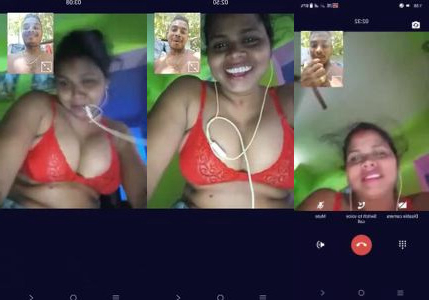 dehati bhabhi item girl half nude video call