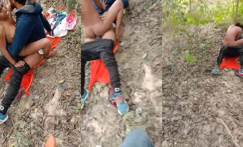 Dehati randi ki chut chudai Jungle mein