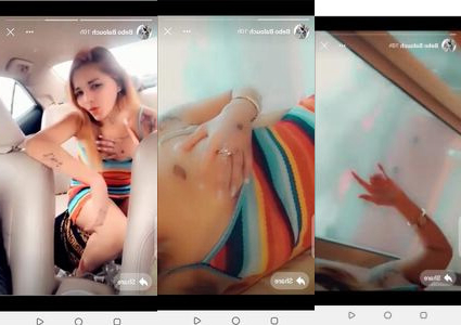 Famous Instagram lady live status