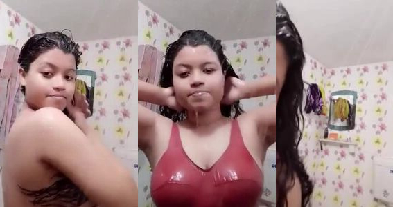 Jharkhand garam girl wet bathing video