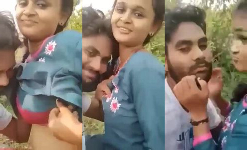 Jungle mein boobs suck karwa rahi hai Bangla college girl girl