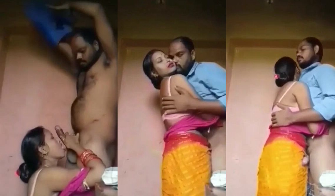 Khade khade bhabhi ne blowjob diya boyfriend ko