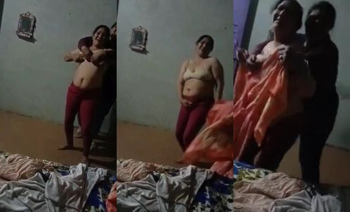 Lesbian item aunties dancing video video