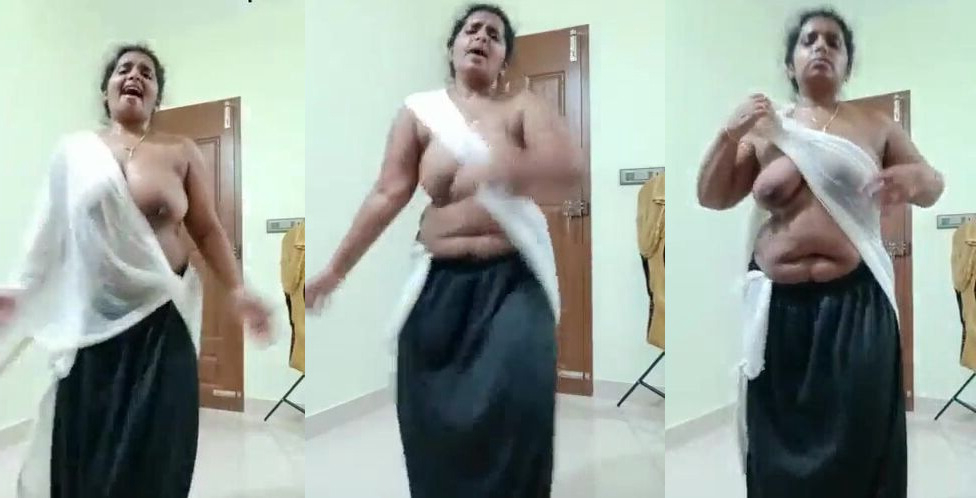 Mallu Chechi’s half-nude saree dance
