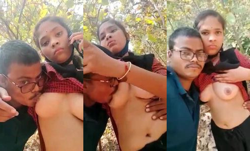 Maths professor sucking the class girl’s boobs