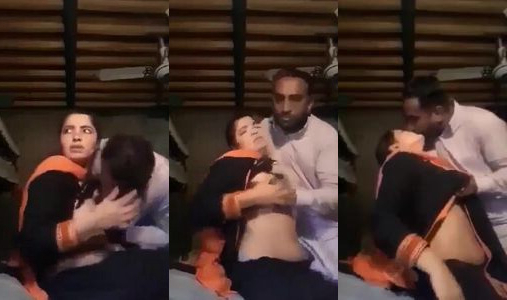 Muslim widow bhabhi lip lock kiss