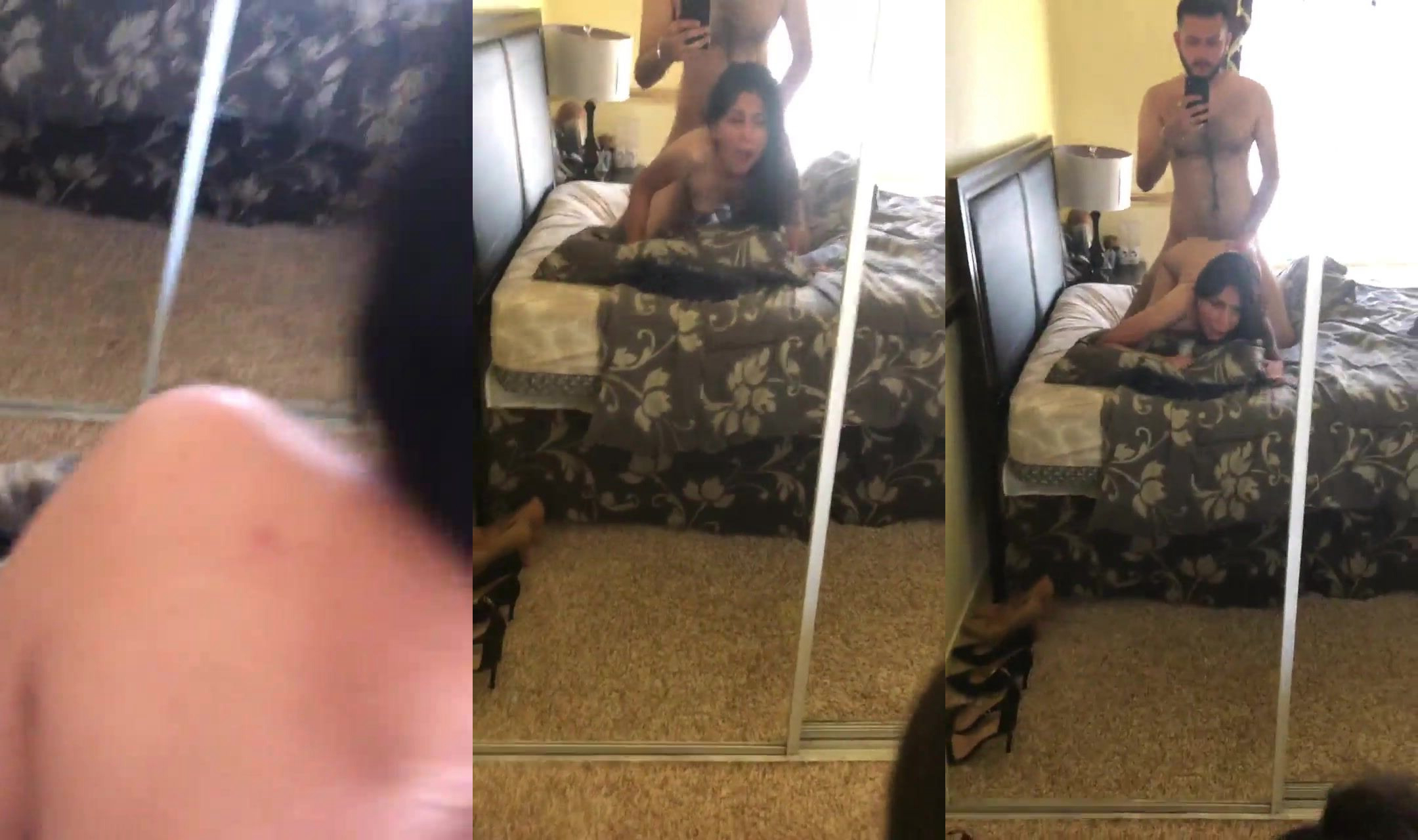 New gf hardcore doggy choda chodi before the mirror