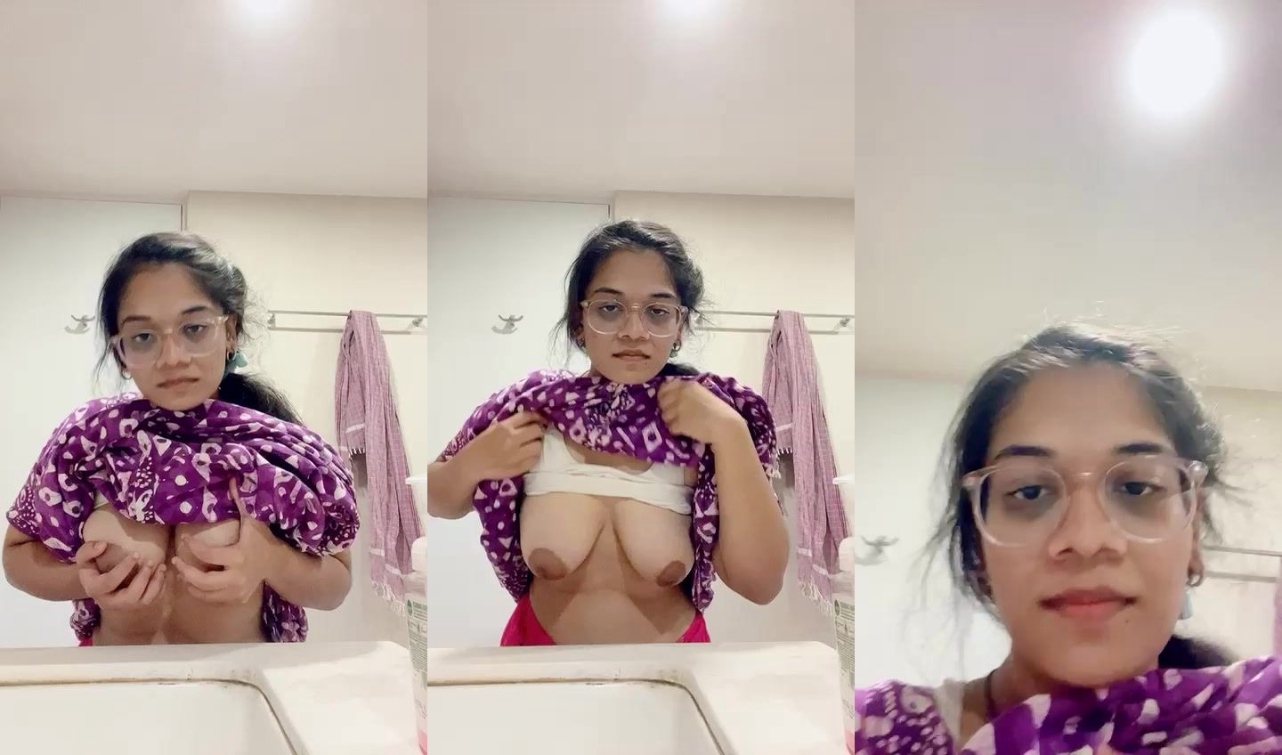 Nurse aunty’s super garam boobs