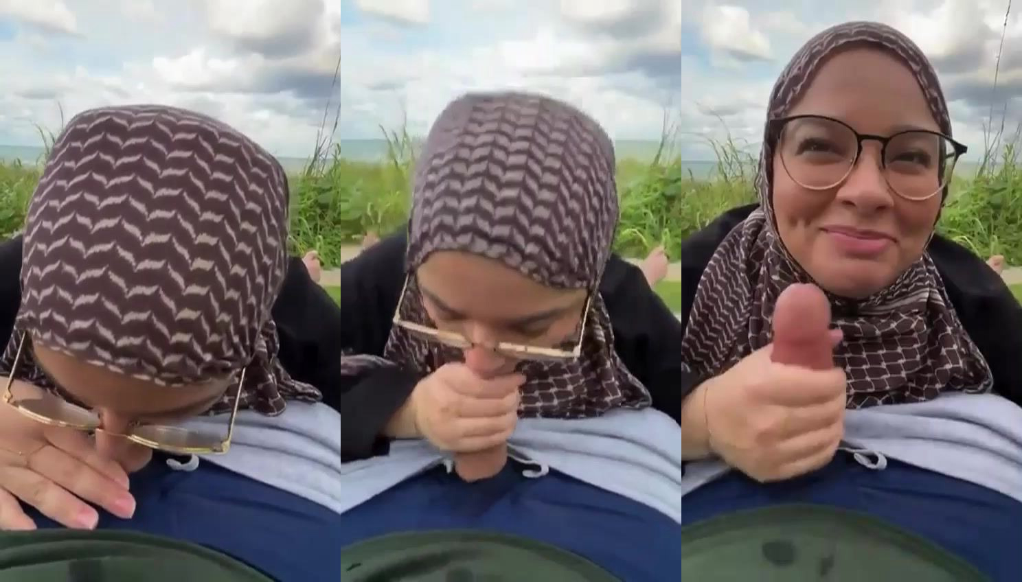 Outdoor mein blowjob deti Muslim girl masti mein