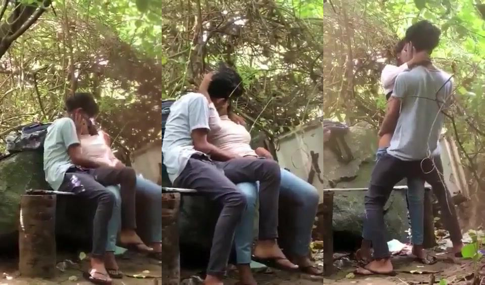 Park mein khade khade girlfriend ki chudai kari bf ne
