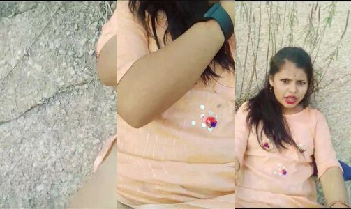 Real lovers outdoor quick chudai