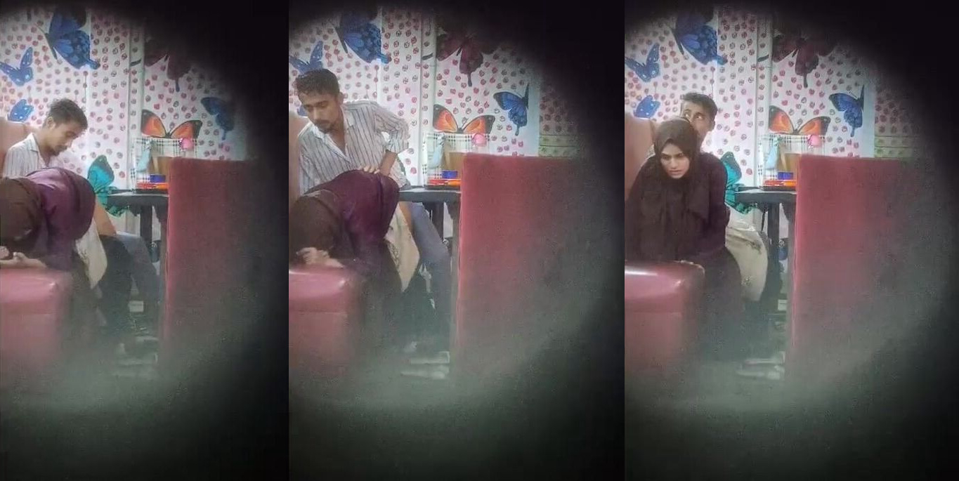Restaurant mein Muslim premika ki chudai doggy style mein