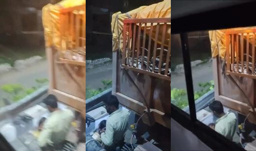 Road side randi blowjob de rahi hai truck driver ko