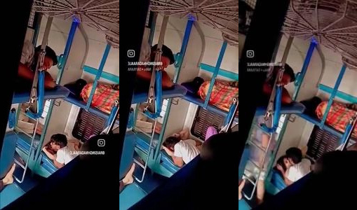 Sabke samne train mein chudai ki viral mms