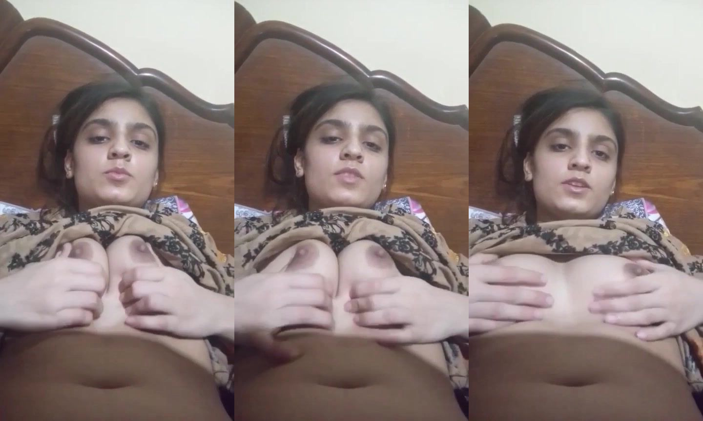 sexy college student girl apni big boobs dabati hui maje mein