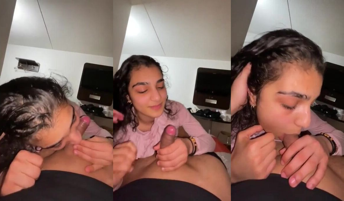 sundar school girl girl Pinki ne blowjob diya muskurate hue