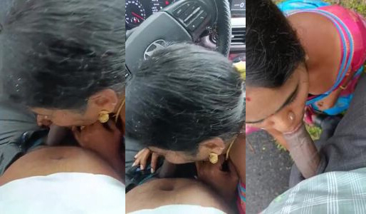 Tamil bhabhi doing blowjob for cab driver