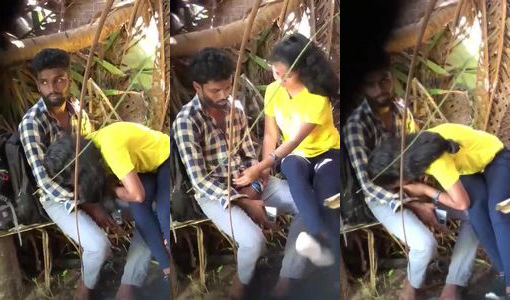 Tamil gf Park mein blowjob de rahi hai